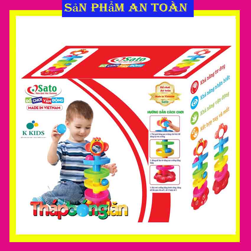 THẢ BÓNG BÉ YÊU_THÁP BÓNG LĂN