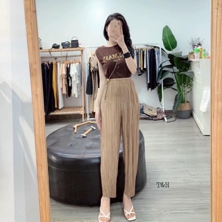 Quần dài xếp ly