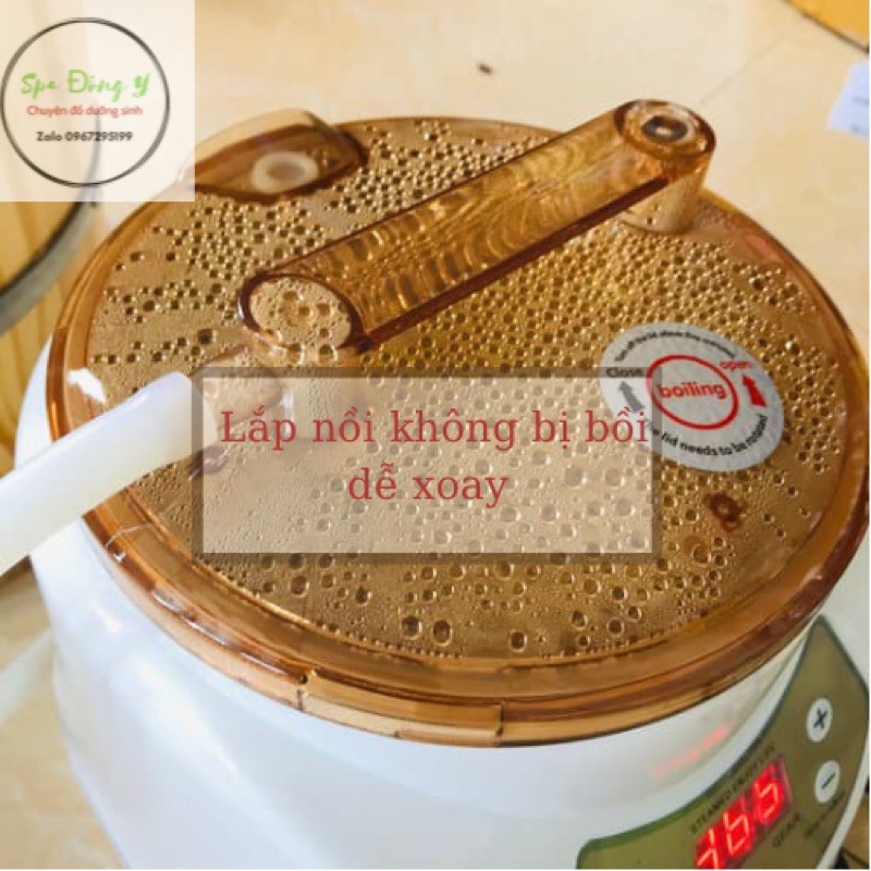 [ NỒI XÔNG ĐIỀU KHIỂN TỪ XA] Nồi xông hơi cao cấp có hệ thống chống nổ an toàn tuyệt đối.