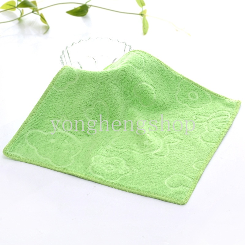 Khăn Lau Mặt Mini Hình Vuông Bằng Sợi Microfiber Mềm Mại Thân Thiện Với Làn Da Thấm Hút Nước Đa Năng
