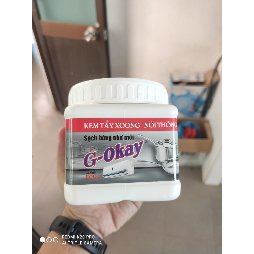 Kem cọ xoong, nồi đa năng G okay, làm sạch mọi vết ố bẩn