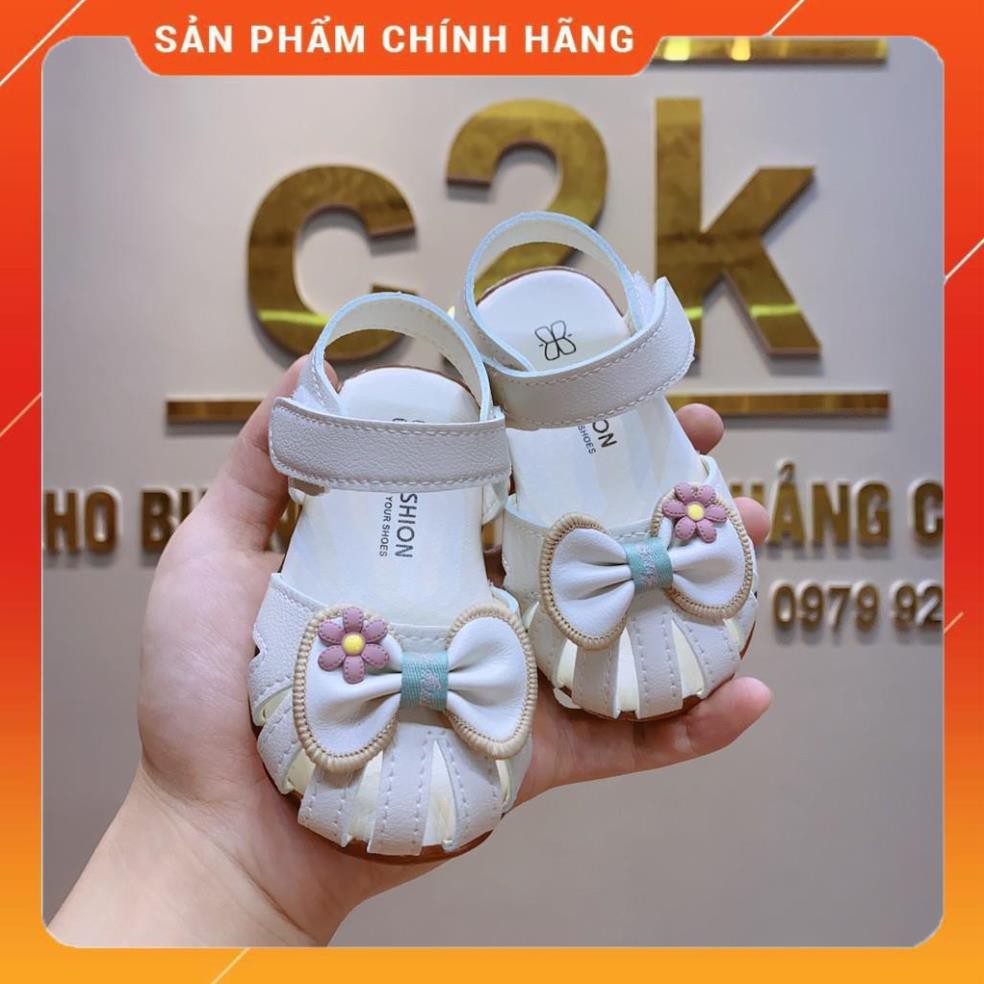 [Siêu Sale]  Dép Tập Đi Bé Gái, Đế Mềm , Nhẹ Và Êm Chân, Tai Thỏ Nơ Xinh Cực Dễ Thương, SK39