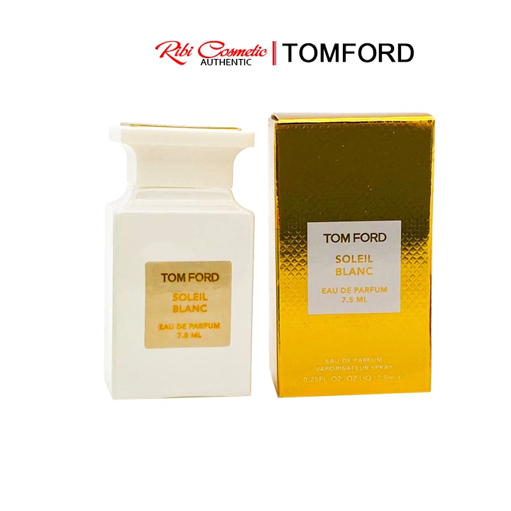 Nước hoa nữ Tom Ford Soleil Blanc 7.5ml Solely blancThơm lưu hương lâu 6 - 8 giờ , chính hãng 100% . Ribi cosmetics .