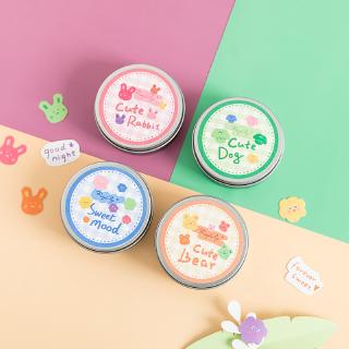 Bộ 100 Miếng Dán Dễ Thương Trang Trí Album