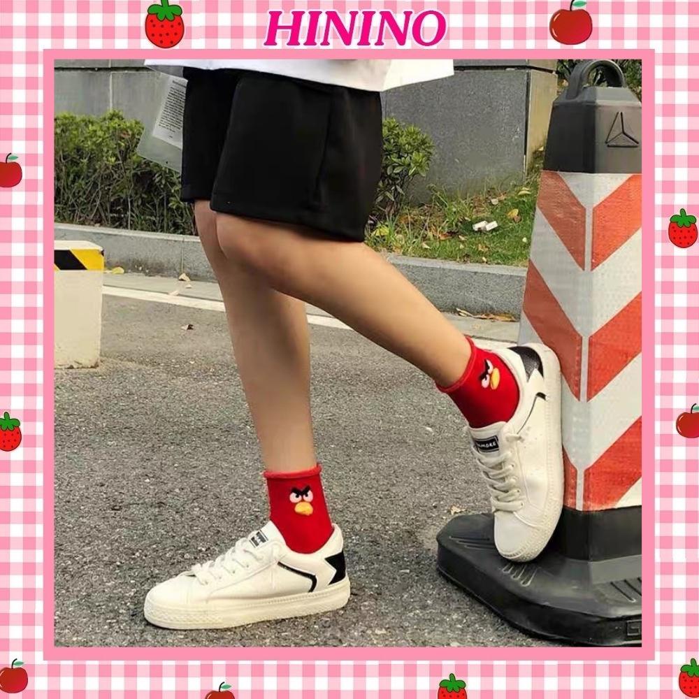 Tất Nữ Cổ Cao In Hình Angry Bird TN47