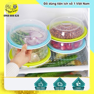 Nắp đậy đĩa thức ăn hút chân không Silicon Dùng được cho lò vi sóng-T3B1