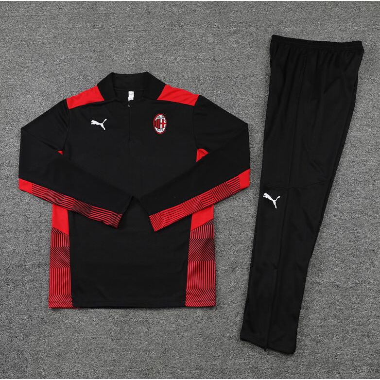 Áo Bóng Đá A + + + + Dây Kéo Nửa Thân AC milan 2022 / 23