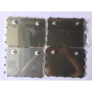 Khung Biển Số Xe Máy, Bảng Số Xe Màu Titan Kèm Mica Ốc Dùng Cho Tất Cả Các Dòng Xe Máy