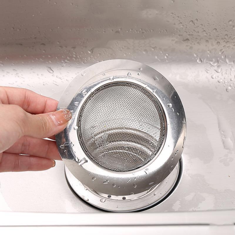 Nắp Chặn Lọc Rác Bằng Thép Không Gỉ Dành Cho Bồn Rửa Chén/Phòng Tắm