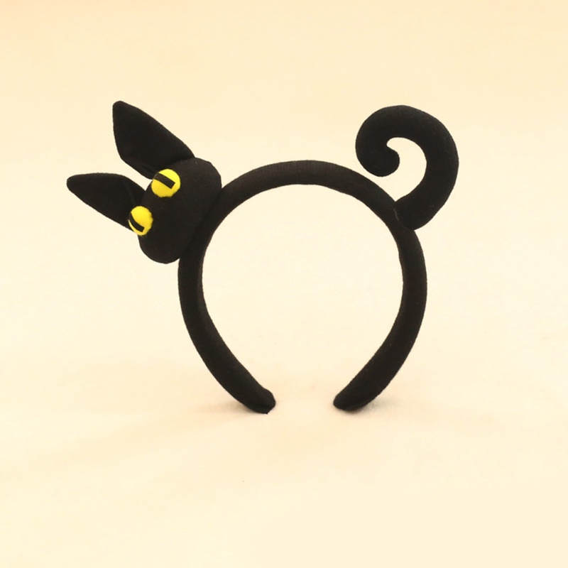 Flgo Băng Đô Cài Tóc Hình Mèo Nhồi Bông Dễ Thương Dùng Rửa Mặt / Tiệc Tùng / L