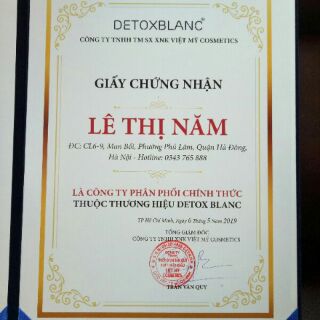 Sữa rửa mặt detox blanc