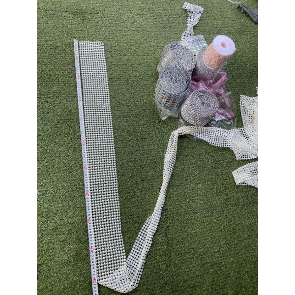 Cườm cuộn 60 mét bó hoa tay cầm cô dâu