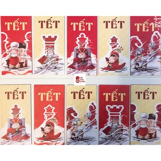 BỘ LÌ XÌ TẾT ĐẬM CHẤT PHONG CÁCH CỜ VUA