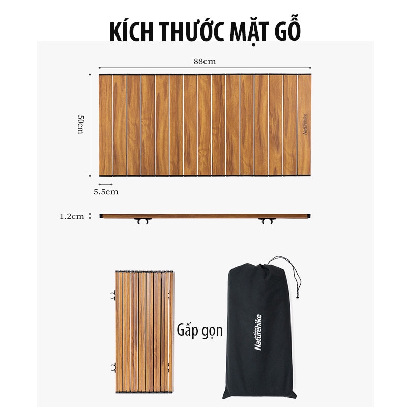 Xe Kéo Dã Ngoại Naturehiker, Xe Đẩy Gấp Gọn Chở Đồ Đa Năng Tiện Lợi - Xe Kéo Xe Đẩy