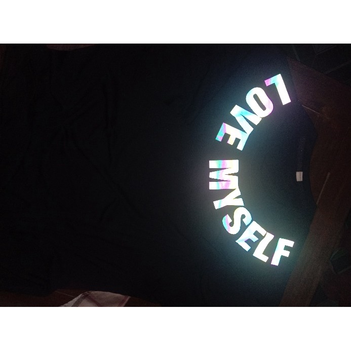 Áo thun form rộng ngắn tay in phản quang Love,Áo phông mặc đôi,nhóm,lớp