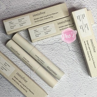 Mascara Cong Mi Innisfree Simple Label
