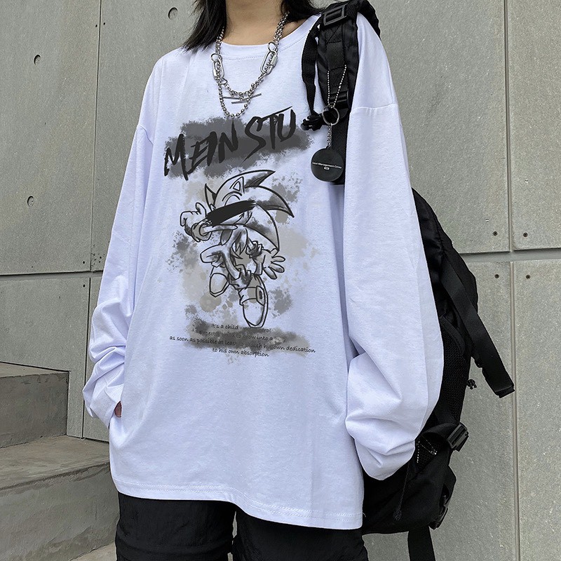 Áo thun tay dài form rộng NEKO.SG, Áo thun Streetwear SWT05