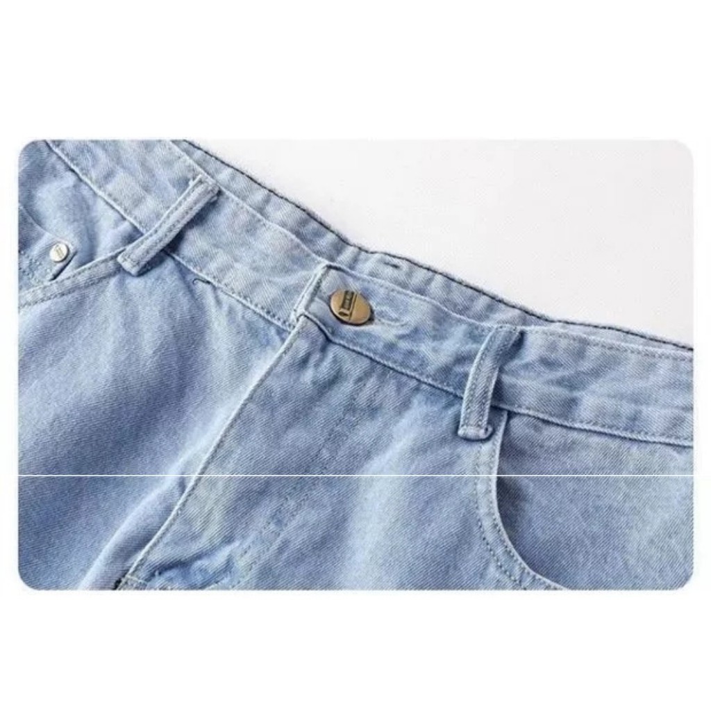 Quần baggy jean nam dáng suông ống rộng jeans unisex | BigBuy360 - bigbuy360.vn