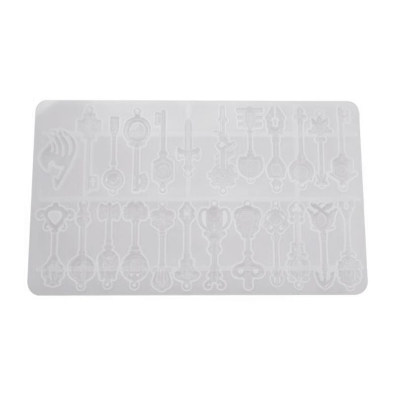 Khuôn Silicone Làm Mặt Trang Sức Chìa Khóa DIY