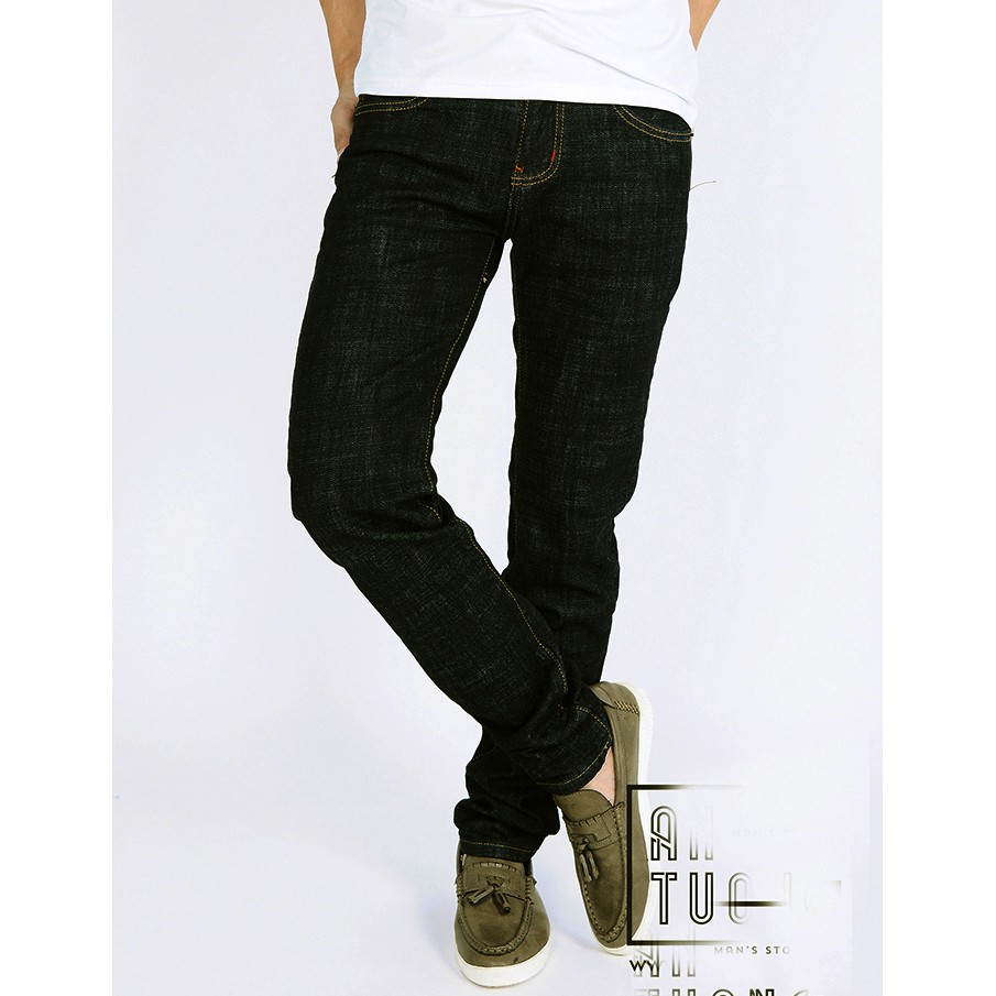 Quần Bò Nam Cao Cấp Demin Xám Đen | BigBuy360 - bigbuy360.vn