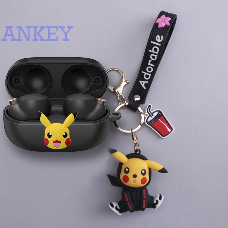 Sony WF-1000XM4 / WF-1000XM3 / WF-XB700 Vỏ bảo vệ hộp sạc tai nghe bluetooth không dây bằng silicon mềm sáng tạo cho Sony WF1000XM4 WF1000XM3 WFXB700