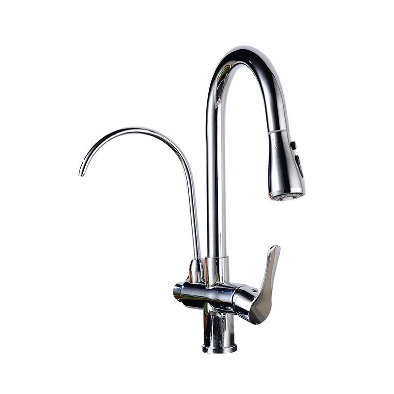 Vòi rửa bát 3 đường nước rút dây