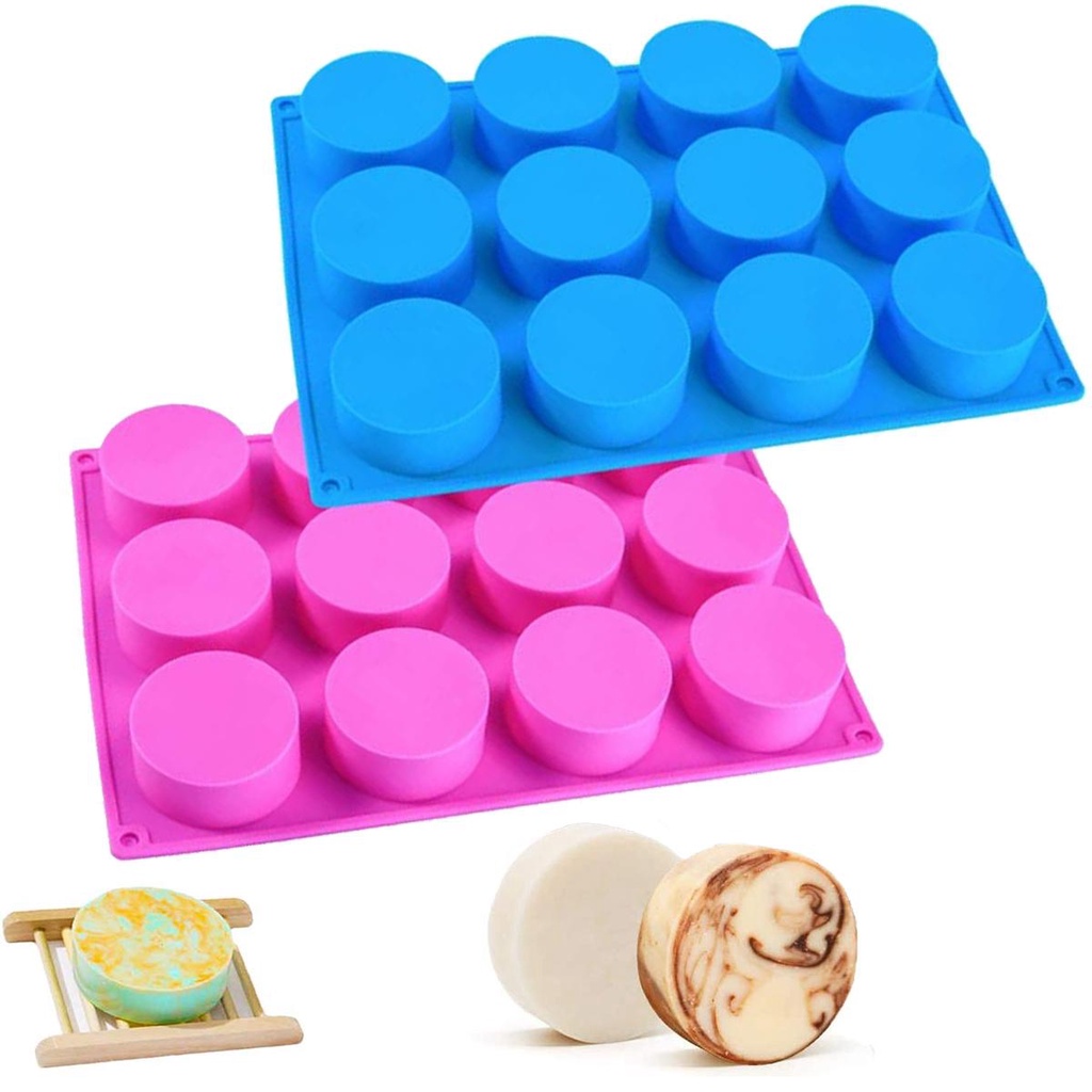 YIYU Khuôn Silicone Làm Nến / Xà Phòng Handmade Hình Trụ