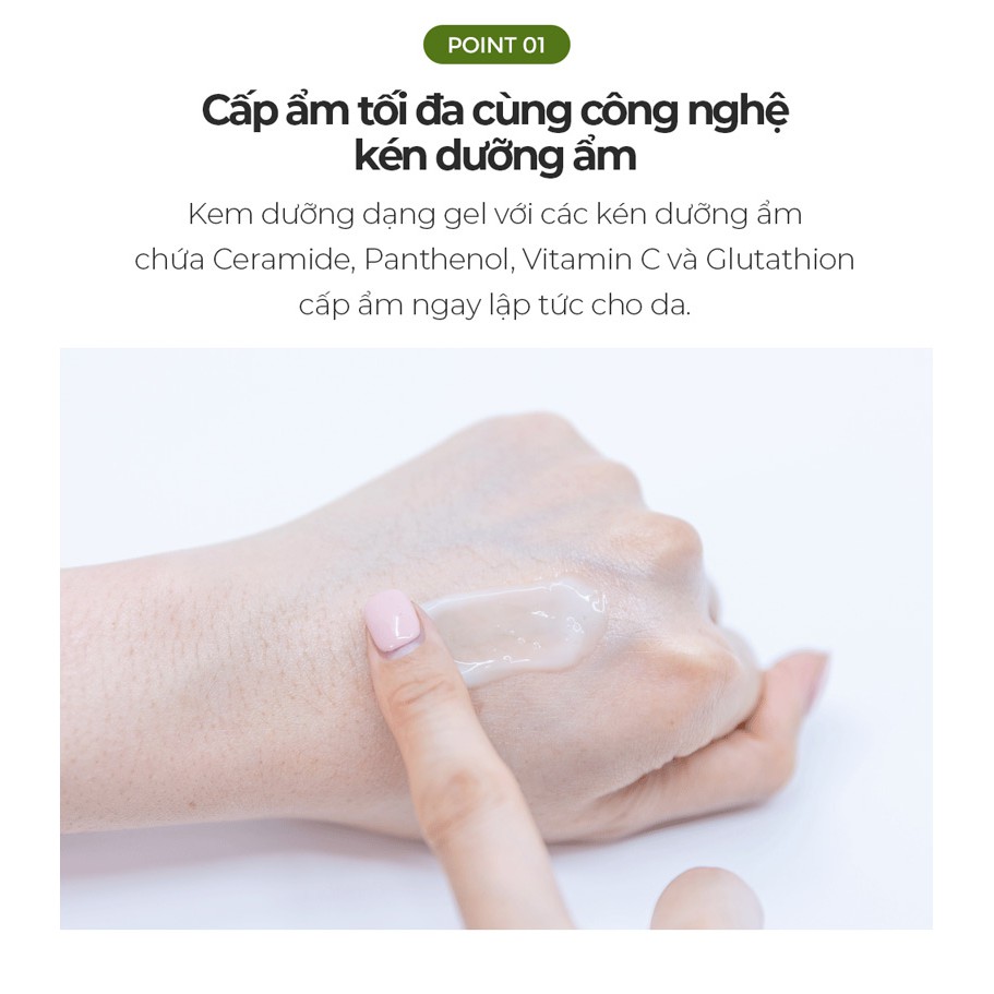 Kem Dưỡng B.O.M Eight Tea Water Capsule Cream 50g