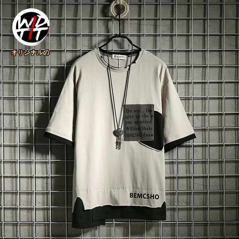 Áo Thun Tay Lỡ Dáng Rộng In Hình Phong Cách Retro