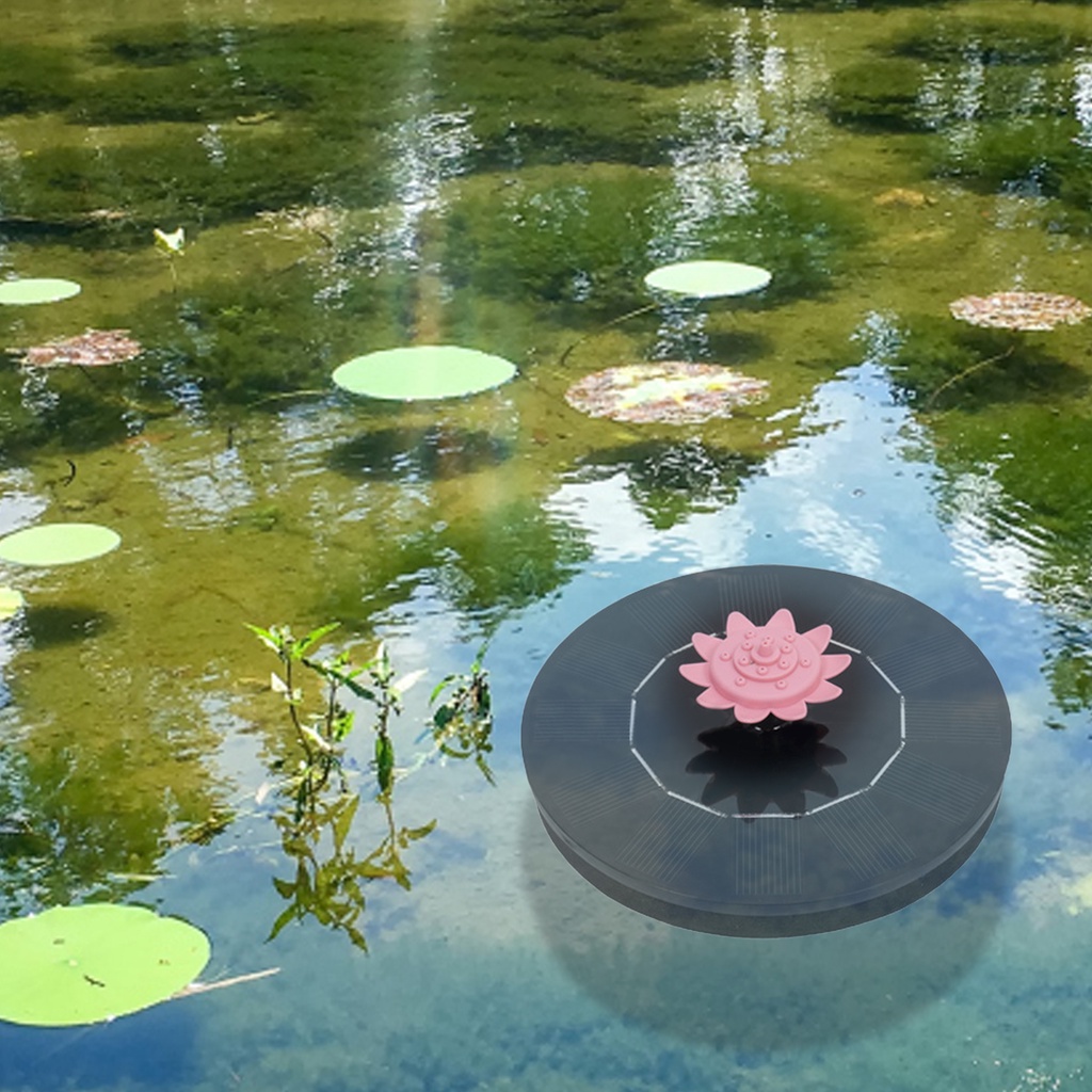 1 Bộ Đài Phun Nước Bằng Abs Nổi Trên Mặt Nước Dùng Năng Lượng Mặt Trời Cho Hồ / Vườn Nhà
