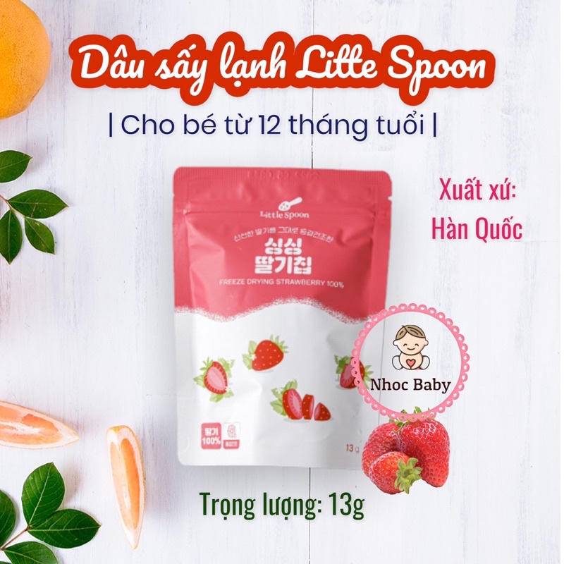 Little Spoon | Trái cây hữu cơ sấy lạnh cho bé ăn dậm (Hàn Quốc)