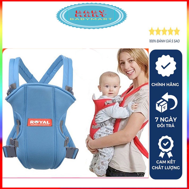 Địu Em Bé Đa Năng Chống Gù 4 Tư Thế Cho Trẻ Sơ Sinh Đai Em Bé Đi Xe Máy Chất Liệu Vải Cotton Nhiều Màu Sắc