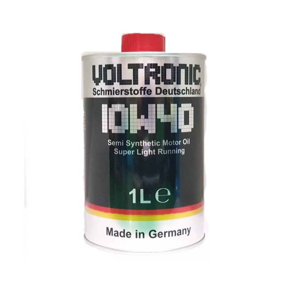 Nhớt Voltronic 10W-40 Semi Sythetic Motor Oil 1 lít chamsocxestore