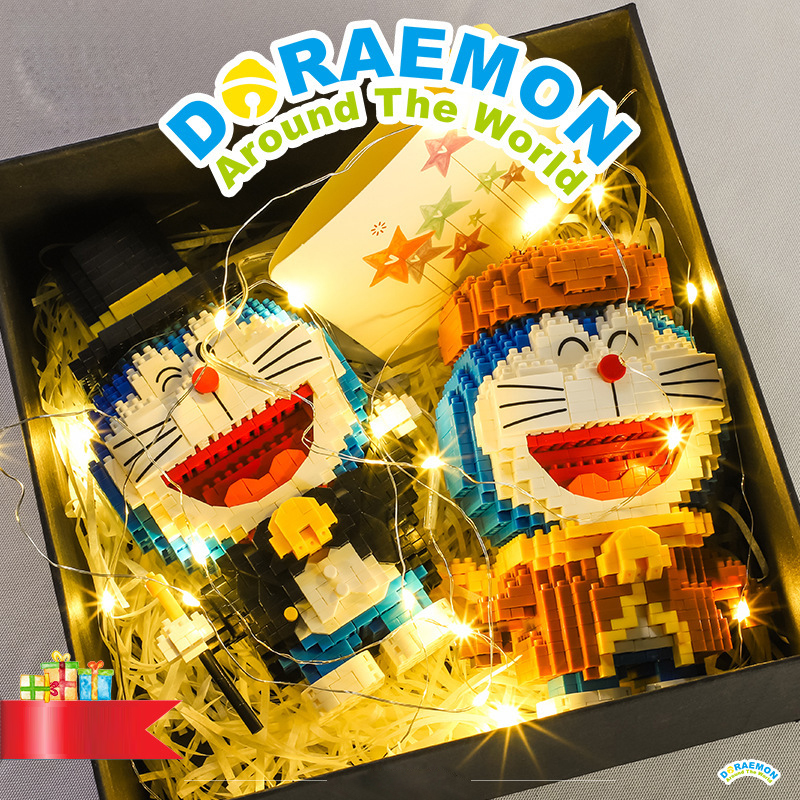 Bộ Đồ Chơi Lắp Ráp Mô Hình Doraemon Sáng Tạo Cho Bé