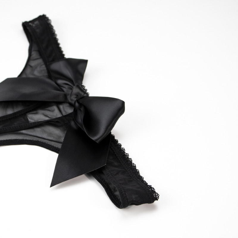 Quần lót VARSBABY N116 lọt khe phối ren nhìn thấu phong cách Lolita độc đáo