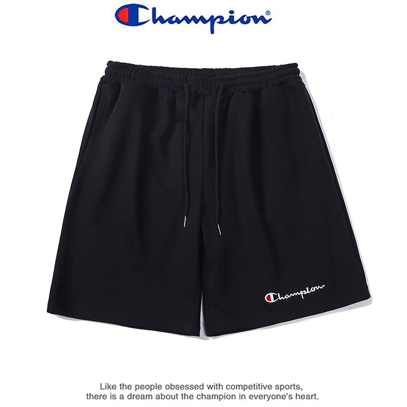 Quần Short Thể Thao Thêu Chữ Champion Nhỏ Nhắn Thời Trang Trẻ Trung