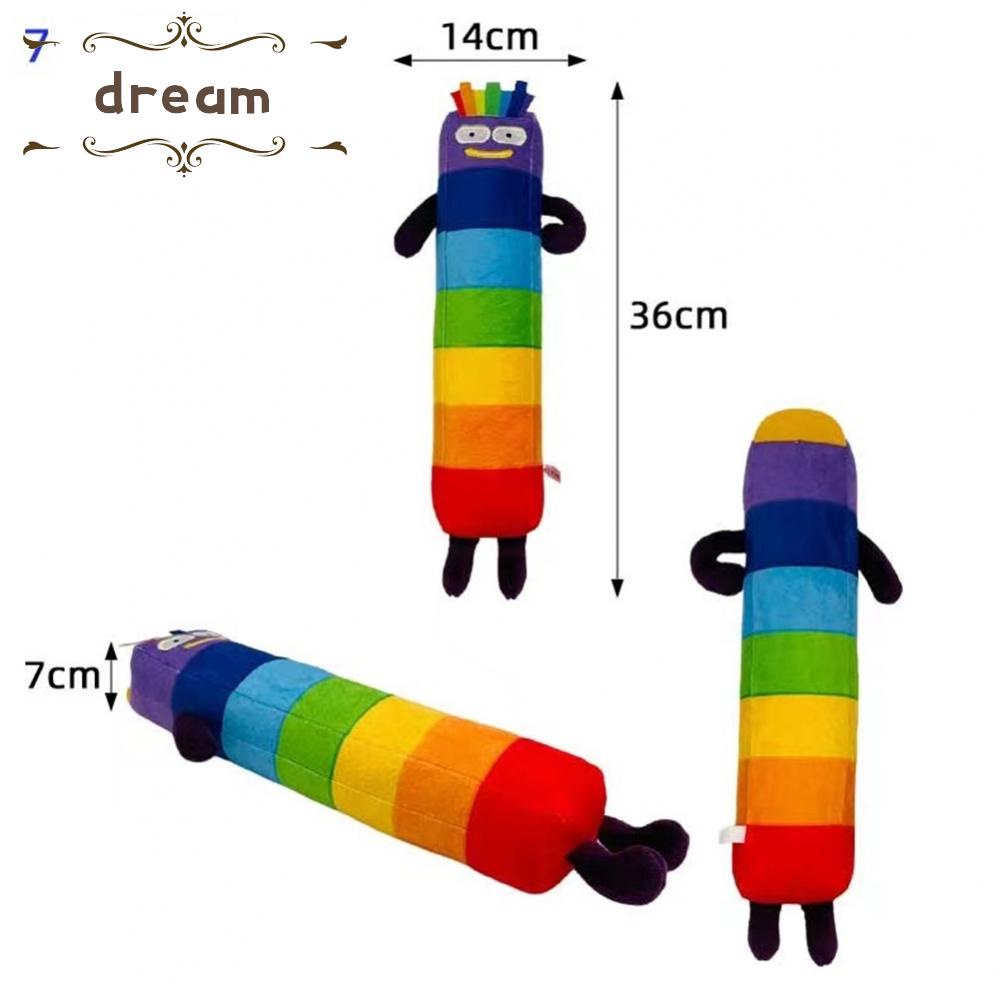 【DREAMLIFE】15-30cm Numberblocks Plush Doll Educational Stuffed Number Blocks Toys Kids Gift Toys Kids Gift 1-10 Cute Plush Toy