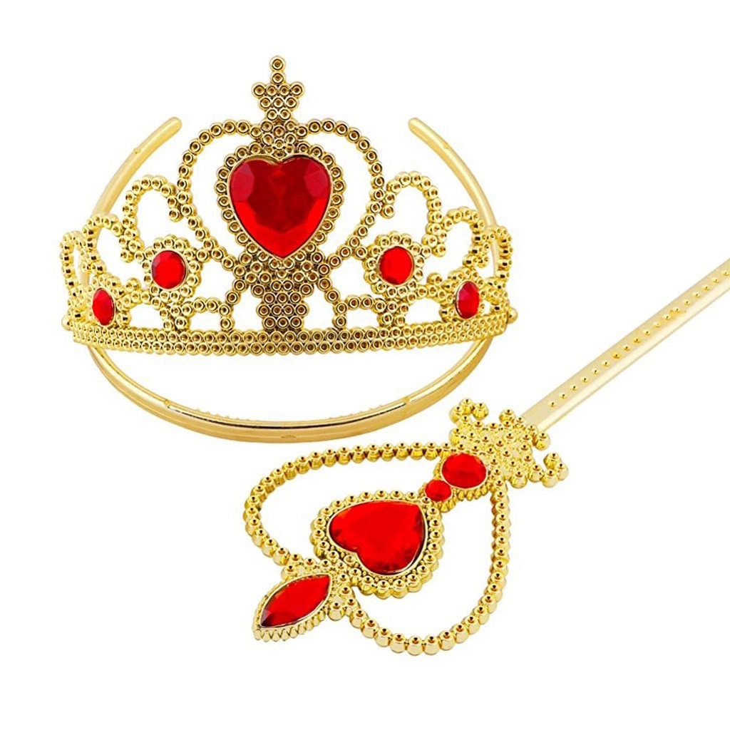 Wfrv  Baby Girls Anna Elsa Accessories Crown and Wand