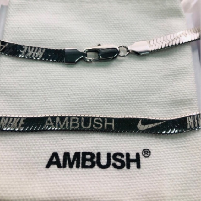 Vòng cổ Ambush x Nik3 herringbone chain necklace ss20