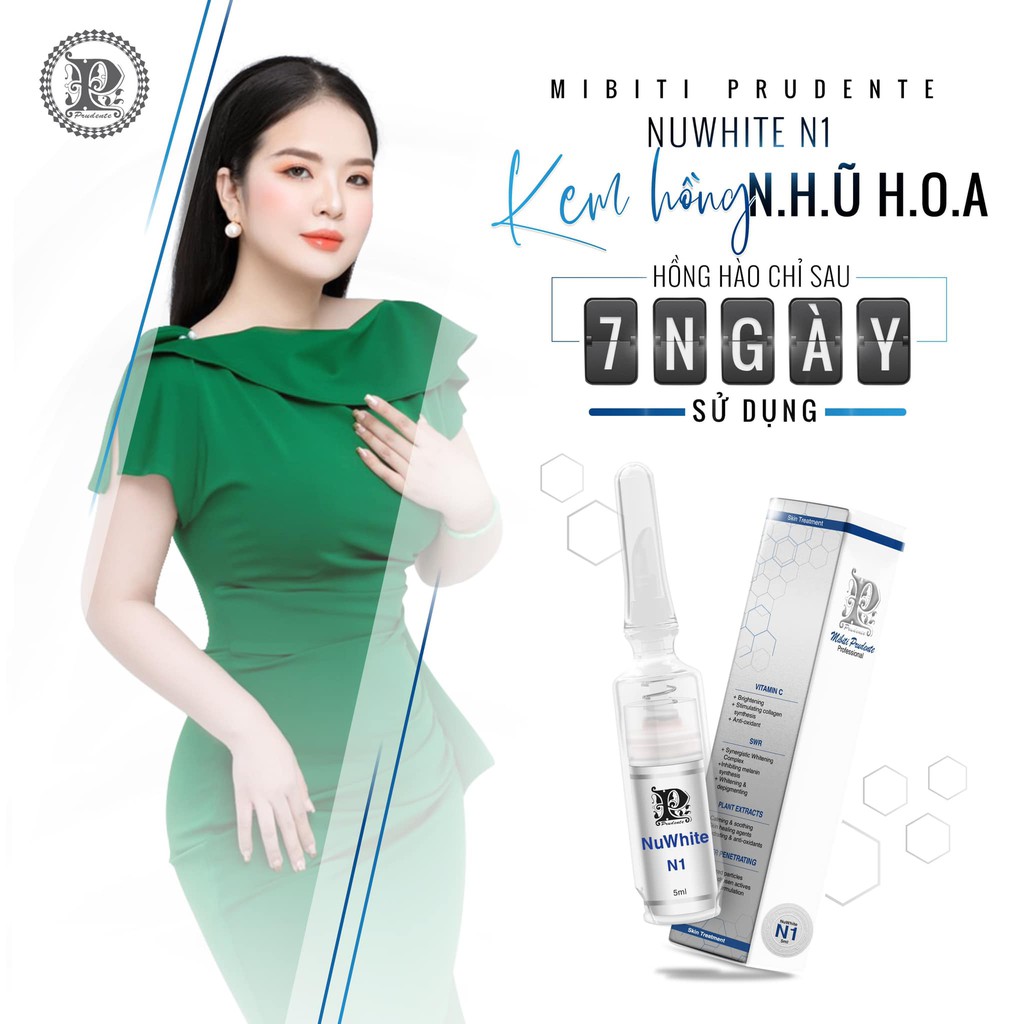 Kem Hồng Nhũ Hoa NUWHITE N1 MIBITI PRUDENTE - Làm Hồng Chỉ Trong 5 Ngày | BigBuy360 - bigbuy360.vn