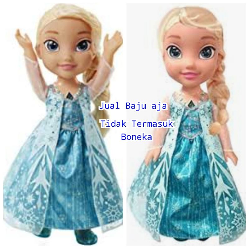 DISNEY Búp bê công chúa elsa mặc đầm dễ thương xinh xắn