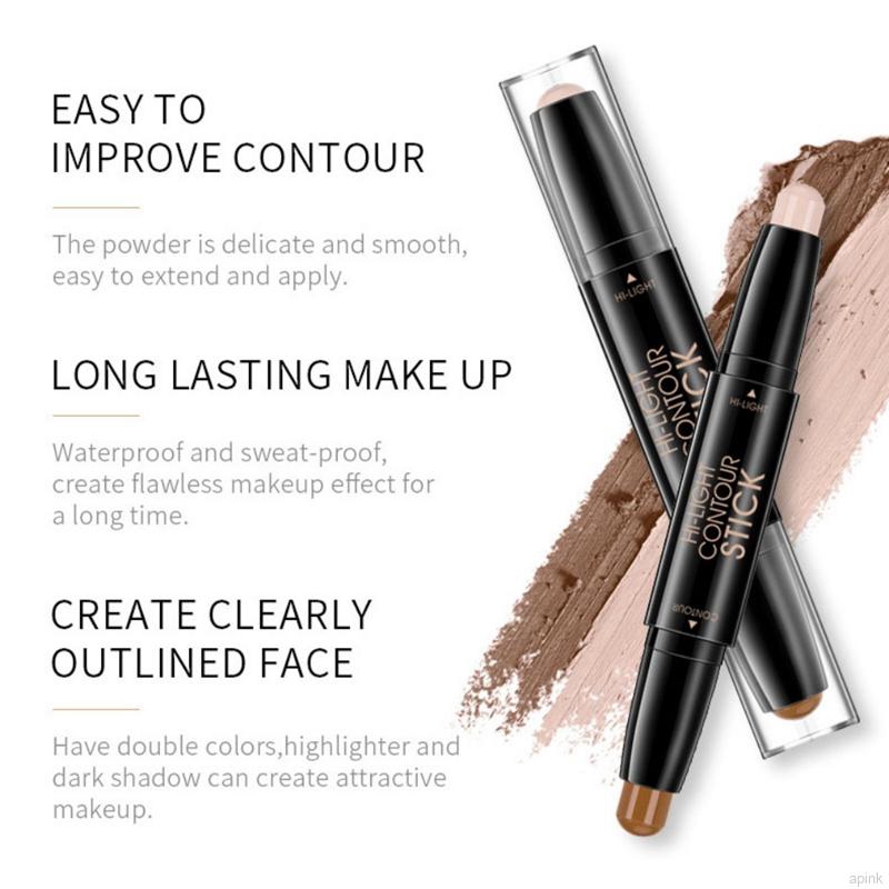 [Hàng mới về] Thỏi kem tạo khối bắt sáng che khuyết điểm hai đầu