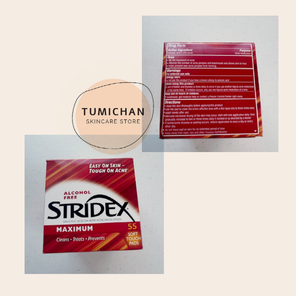 Pad giảm mụn Stridex 55 miếng 90 miếng