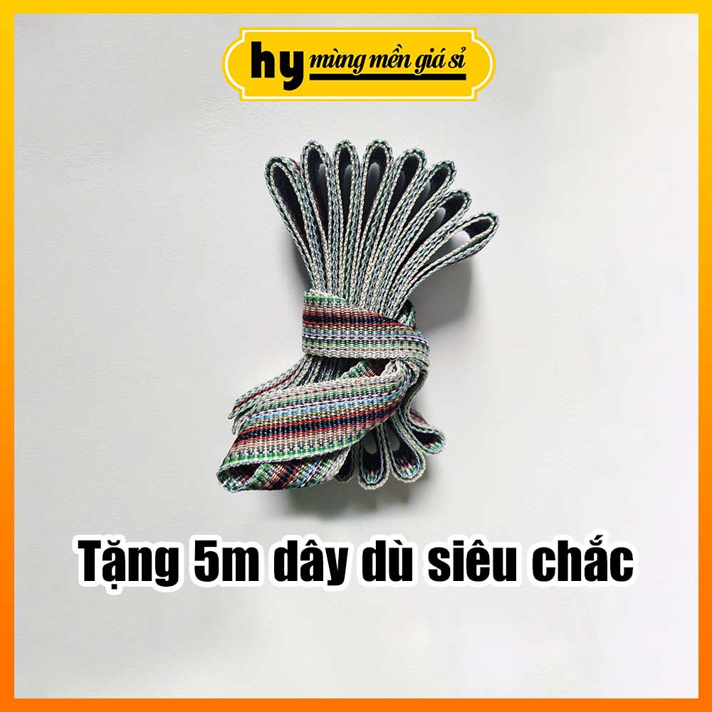 [TẶNG 5M DÂY] Võng lưới 2 lớp dài 2m2 may đầu có dây xích - ẢNH THẬT 100% | Mùng mền giá sỉ Hy | BigBuy360 - bigbuy360.vn
