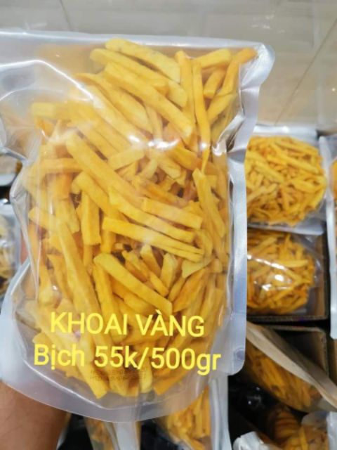 Củ quả sấy không chiên nguyên miếng loại trong siêu thị