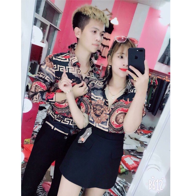 ÁO SƠMI ĐÔI NAM NỮ PHỐI