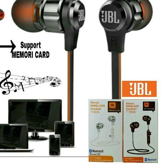 Tai nghe Bluetooth thể thao JBL T180A PLUS SLOT MEMORY