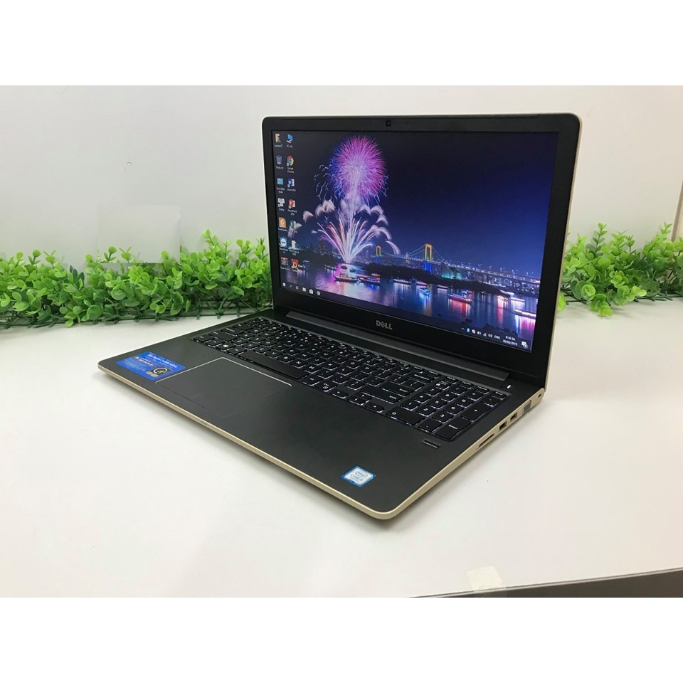 Máy Tính Laptop Dell Vostro V5568 (Core Kaby lake I5-7200U, Ram 8GB, SSD 128GB + 1TB HDD, VGA GF 940MX 2GB) màu Glod