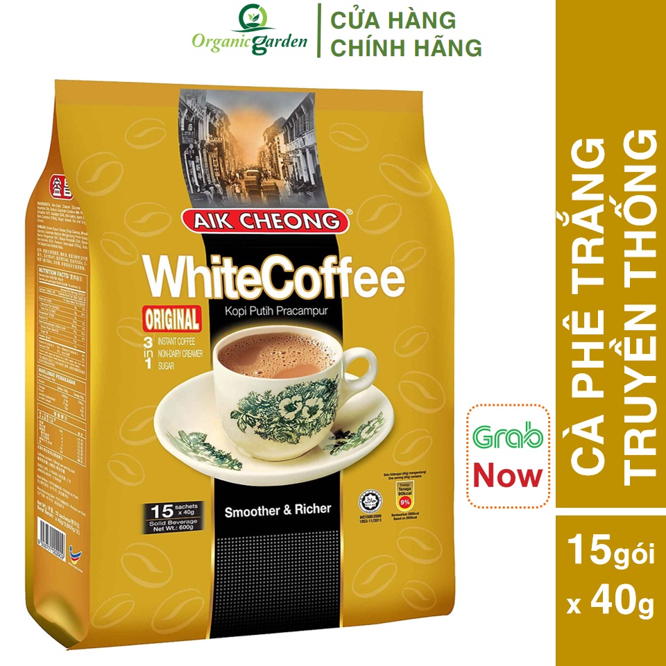 Cà Phê Trắng Truyền Thống 3 Trong 1 Aik Cheong Malaysia - White Coffee