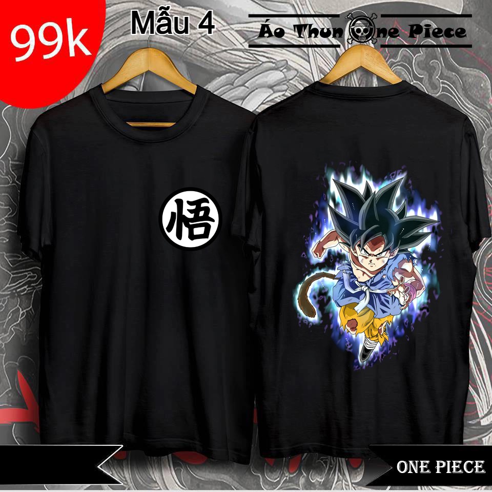 ⚡️FREESHIP⚡️Áo Thun In Hình Dragon Ball - Son GoKu "Bảy Viên Ngọc Rồng" Áo Đen 2 Mặt Cực Ngầu  - Áo Thun Mang